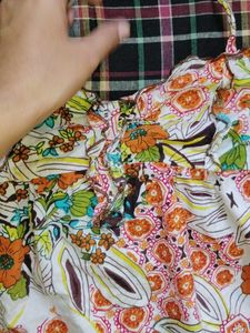 Boho Floral Halter ,and strip top