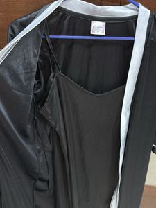 Satin Nightwear Robe &amp; Slip