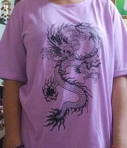 Dragon Print Tshirt For Women
