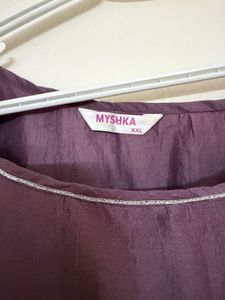Purple Spaghetti Strap Midi Dress