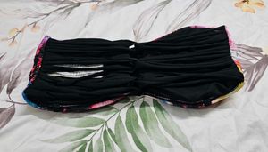 Forever 21 Palm Tree Bandeau Bikini Top