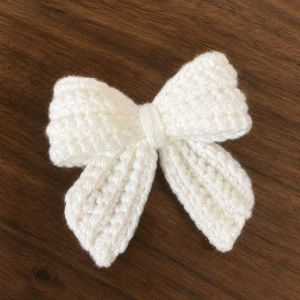 Handmade Knitted Bow