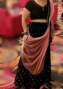 wedding special velvet lehnga choli set