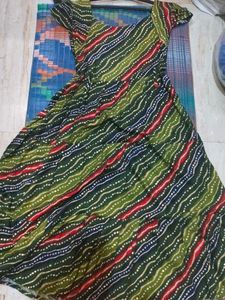 Bohemian Print Maxi Dress
