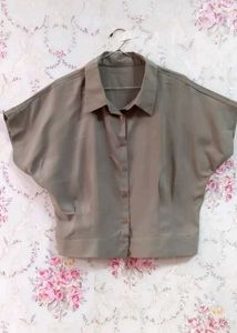 Stylish Women's Olive Green Top