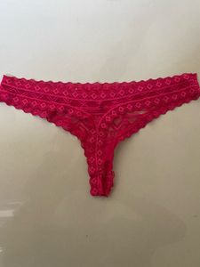Lace Thong Panties - Set of 3