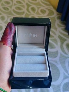 Elegant Teal "M" (for Malabar) Logo Jewelry Box