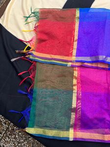 multicoloured net dupatta