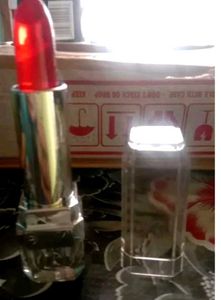 glossy lipstick &amp;kajal liquid