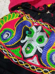 Embroidered Dhoti Set