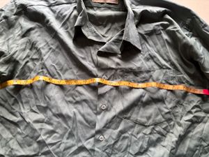 Men's Classic Olive Green Button-Up Shirt and pant