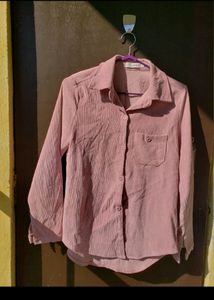 Courdoy Dusty Rose Shirt For Women
