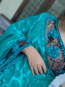 Elegant Green Saree
