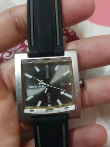 Fastrack Square Dial Watch,Battery needed