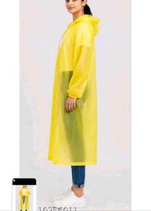 Bright Yellow Raincoat