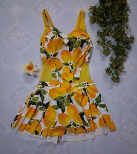 Lemon Print Swim Suit 🍋✨️