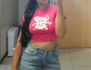 Cute Pink Graphic T-Shirt