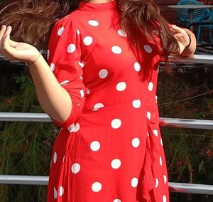 Red Polka Dot dress