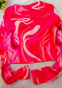 Sss Pink Crop Top
