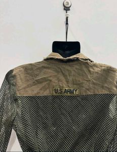 Unique Mesh Panel Cropped Jacket