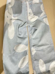 H&amp;M Bunny Print Jeans