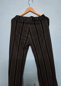 Striped Wide Leg Trousers