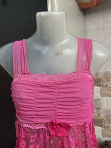 Beautiful Pink Lace Dress