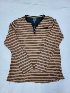 DNMX Striped Casual T-Shirt