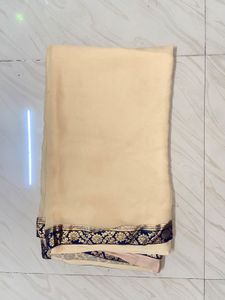 Elegant Embroidered Border Saree