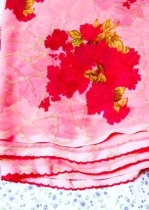 Elegant Floral Saree