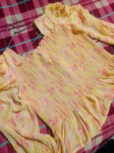 Boho Tie-Dye Smocked Dress