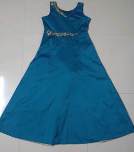 Beautiful Blue Kurta Set with Intricate Embroidery