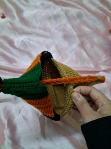 Crochet small hand bag