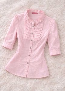 Pink Button-Up Shirt
