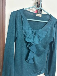 Ruffeled Formal Top