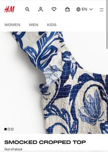 Floral H&amp;M Crop Top