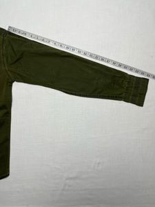 Olive Military Shirt | Gold Lion Print | Only 1