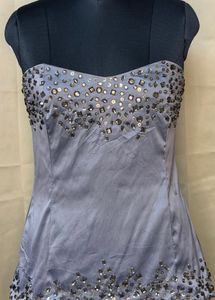 Beaded Strapless corset tube top