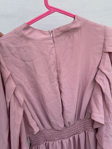 Size L pink maxi dress