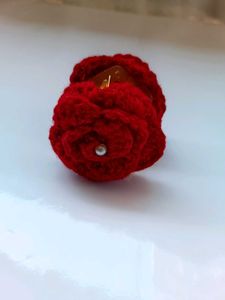 Handmade Crocheted Hair Accessories &amp; Keychain Set