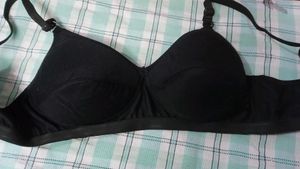 Black Comfy Padded Bra
