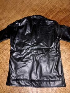 Black Faux Leather Jacket