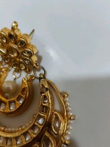 Kundan Chandbali big size