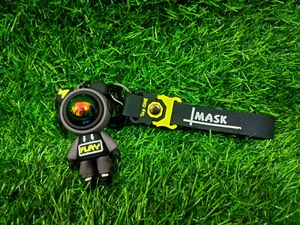 Imported Gray &amp; Black Spacemen Keychain 🚀🌌