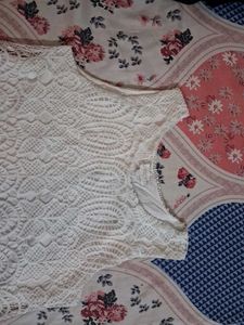 Elegant White Lace Sleeveless Top