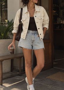 M&amp;S White Denim Jacket