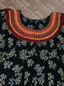 Boho Floral Print Kurti