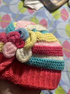 Kids Woollen Cap:winter