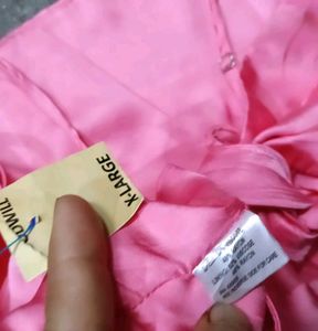 Pink satin Camisole Top