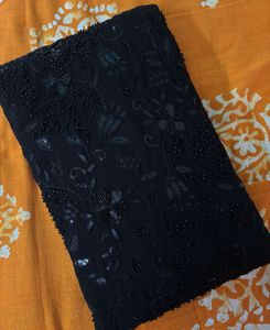 Elegant Black Embellished Kurta